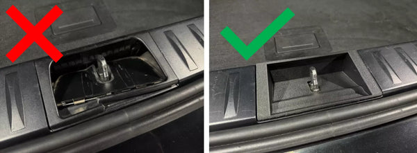 BMW E91 3er Heckklappen Schloss Ersatz Reparatur Abdeckung Carbon Tuning 3D